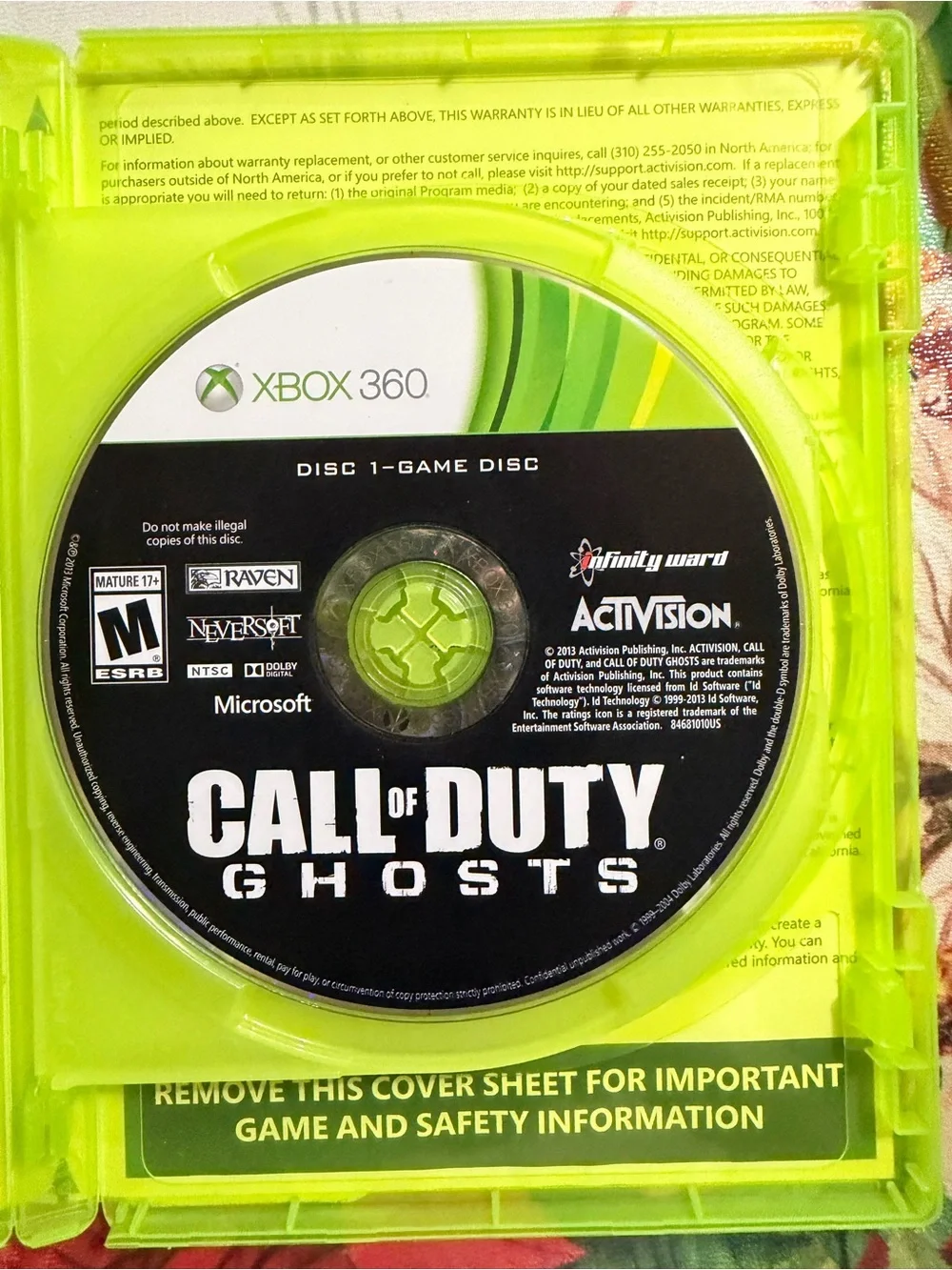 Call of Duty Xbox 360 Game Bundle - Black & White Covers